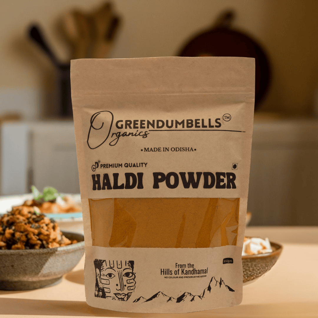 GD Product Img (51) GreenDumbells Organics Turmeric Powder | Haldi | Pasupu Podi – 200 GM - Image 1