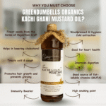 Wood Pressed Mustard Oil 1L – GreenDumbells Organics - Image 6